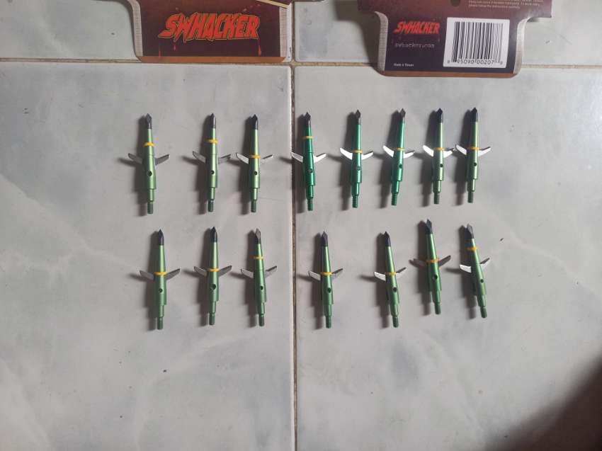 NEW: Swhacker Expandable Broadhead 100gr 2 inch cut crossbow (3) tips